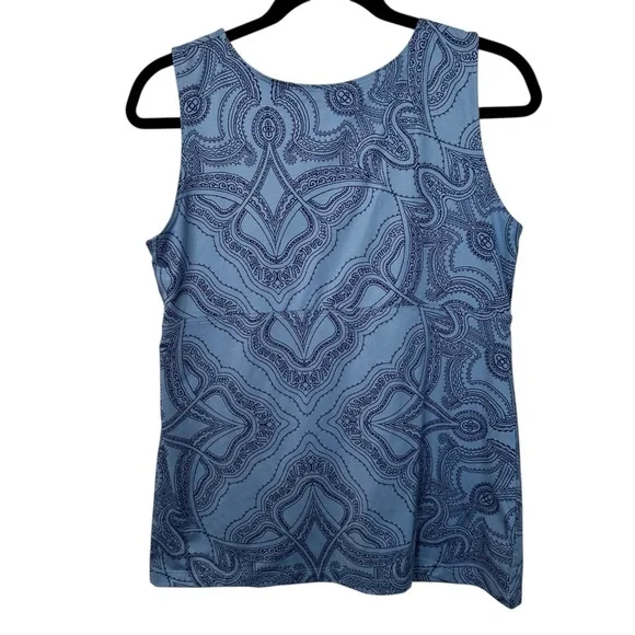 Patagonia Worn Wear Bandha Top Railroad Blue Size L Eco Outdoorcore Travel - Picture 4 of 10